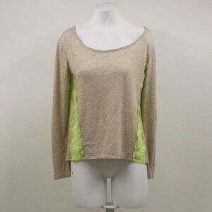 American eagle long sleeve  lace back top